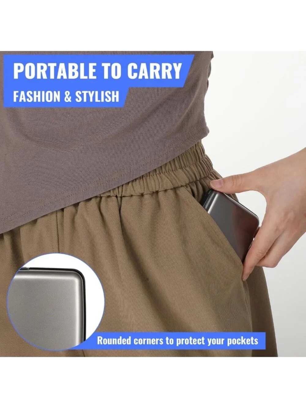 12 Pcs Slim RFID Blocking Aluminum Wallets | Mini Metal Credit Card Holders